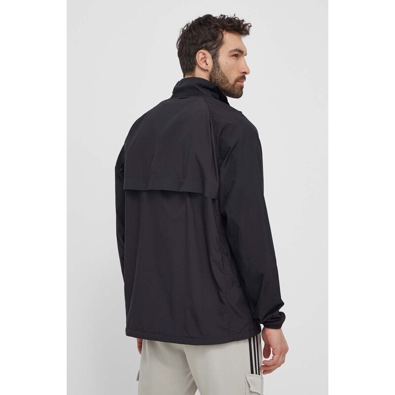 Fjallraven rövid kabát HC Hybrid Wind Jacket férfi, fekete, átmeneti, F12500138