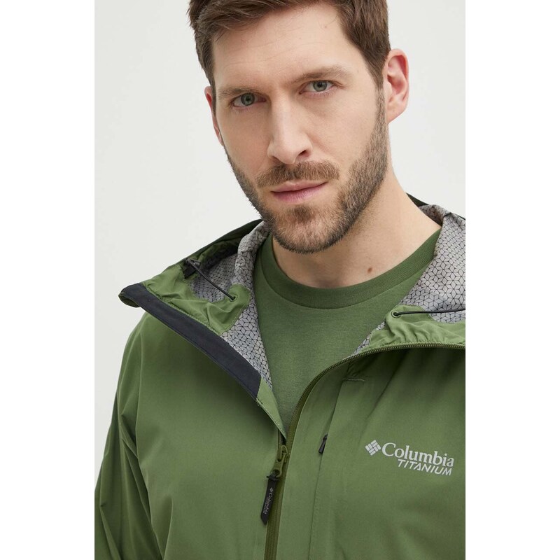 Columbia szabadidős kabát Ampli-Dry II zöld, 2071061