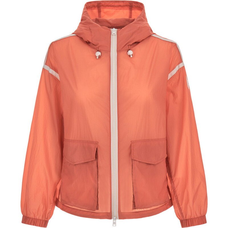 DZSEKI WOOLRICH LIGHT CRINKLE HOODED JACKET