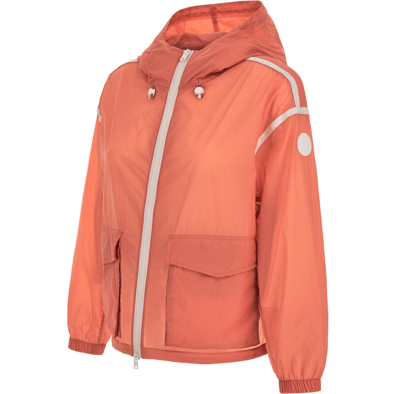 DZSEKI WOOLRICH LIGHT CRINKLE HOODED JACKET