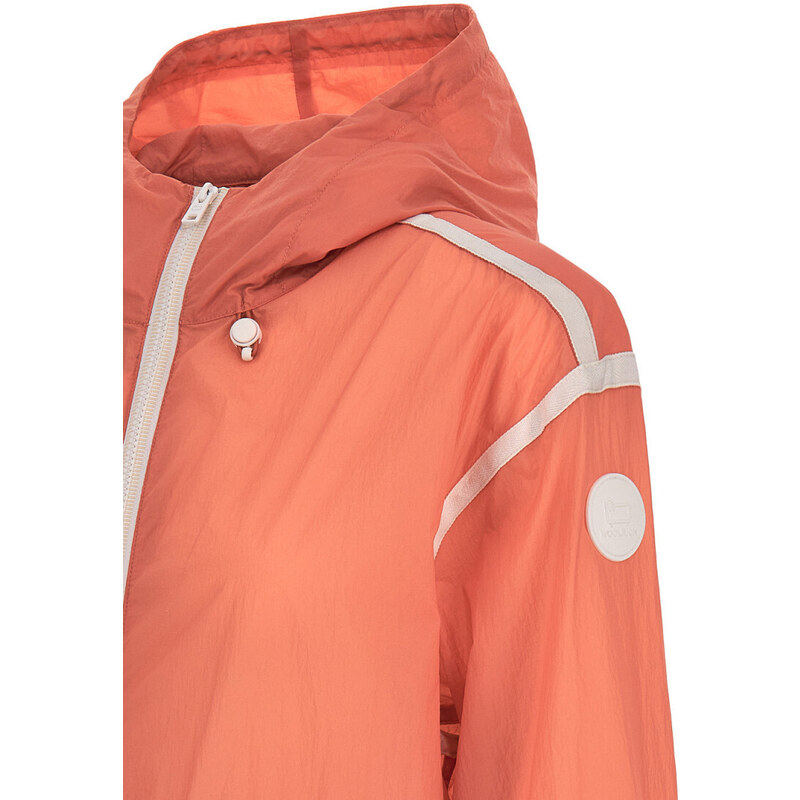 DZSEKI WOOLRICH LIGHT CRINKLE HOODED JACKET