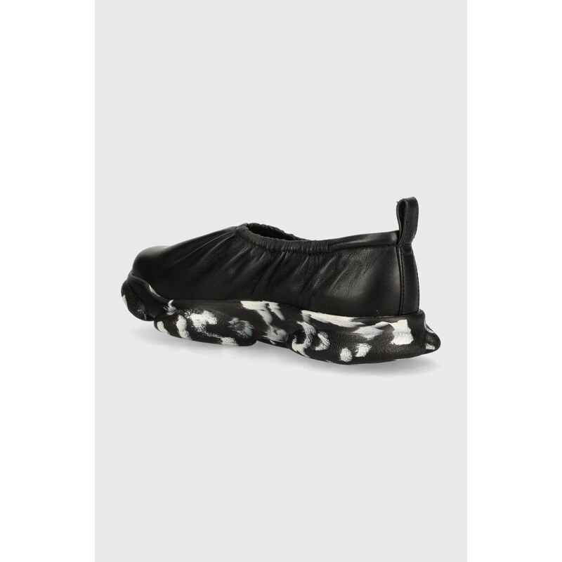 Camper bőr balerina cipő Karst fekete, K201588-004