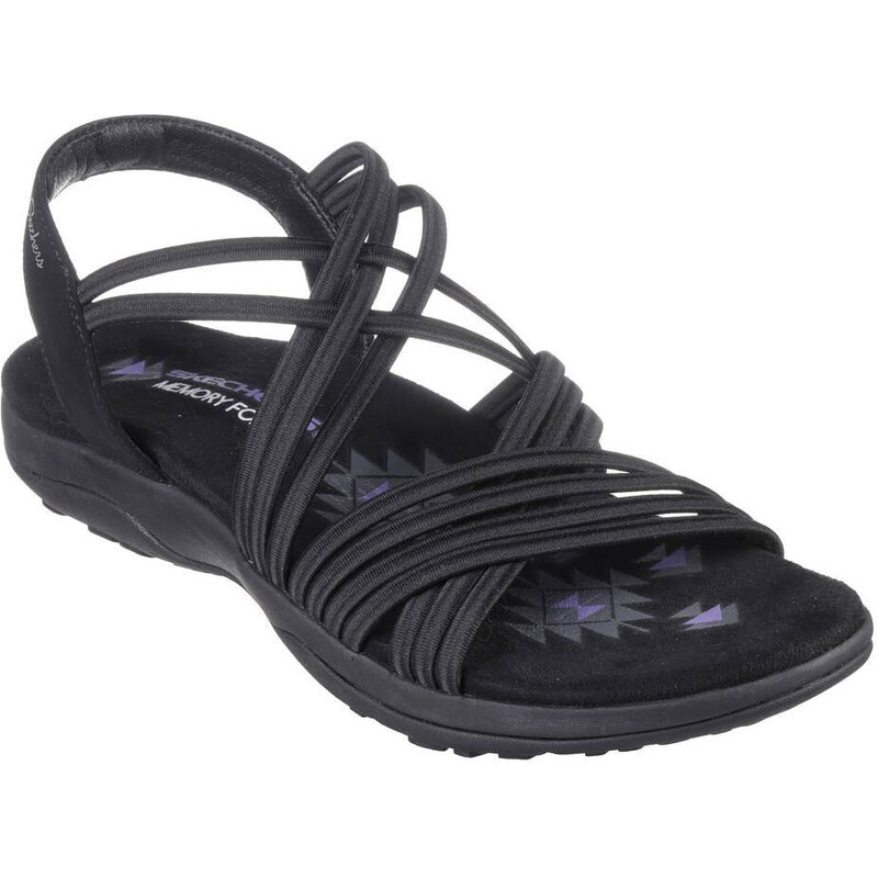 Skechers Reggae Slim Sunnyside női szandál fekete