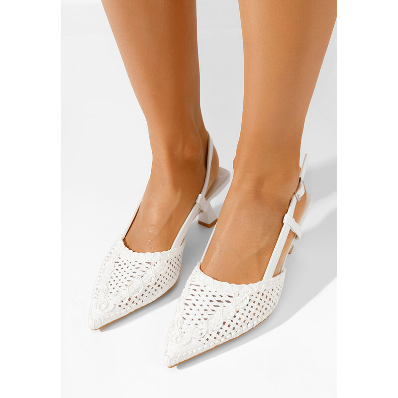Zapatos Giovanna fehér női szling