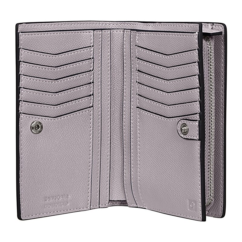 Samsonite EVERY-TIME 2.0 közepes rózsaszín RFID védett két oldalas női pénztárca 149540-A188