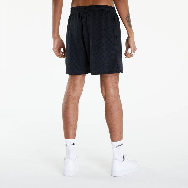 Férfi rövidnadrág Nike Solo Swoosh Men's Mesh Shorts Black/ White