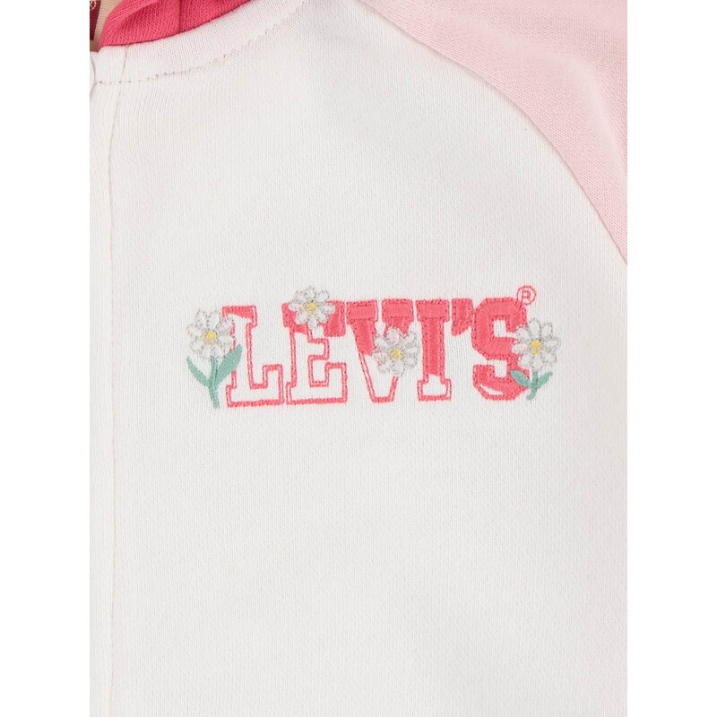 LEVI'S  Tréning dzseki rózsaszín / rózsaszín / fehér