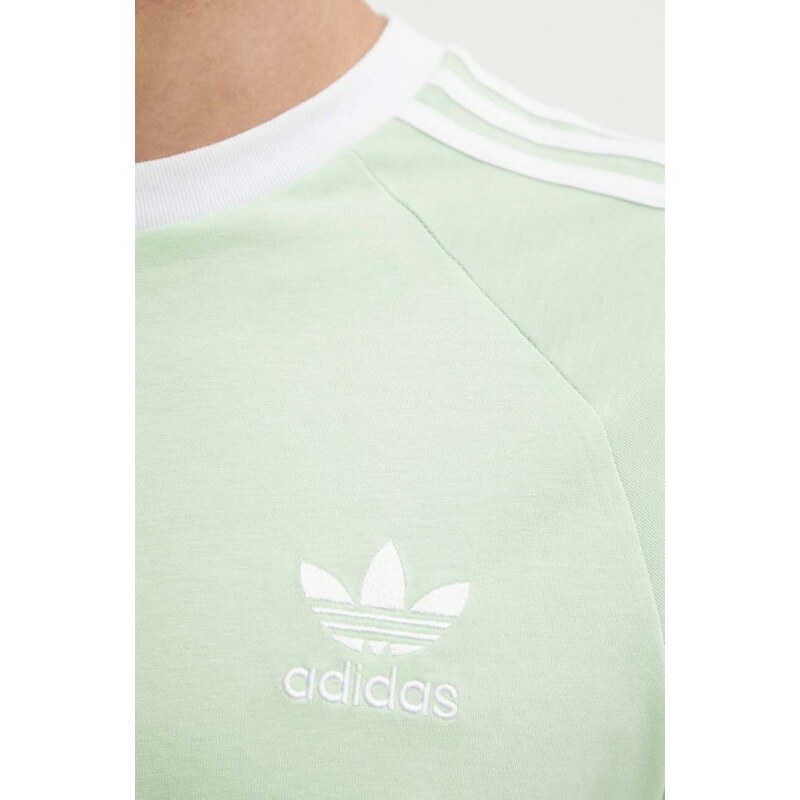 adidas Originals pamut póló zöld, férfi, nyomott mintás, IM9391