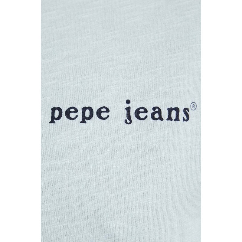 Pepe Jeans pamut póló CLAUS férfi, nyomott mintás, PM509368