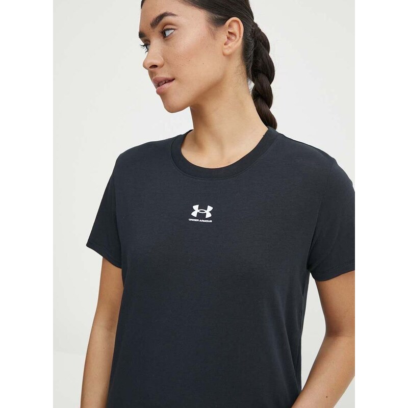 Under Armour t-shirt női, fekete