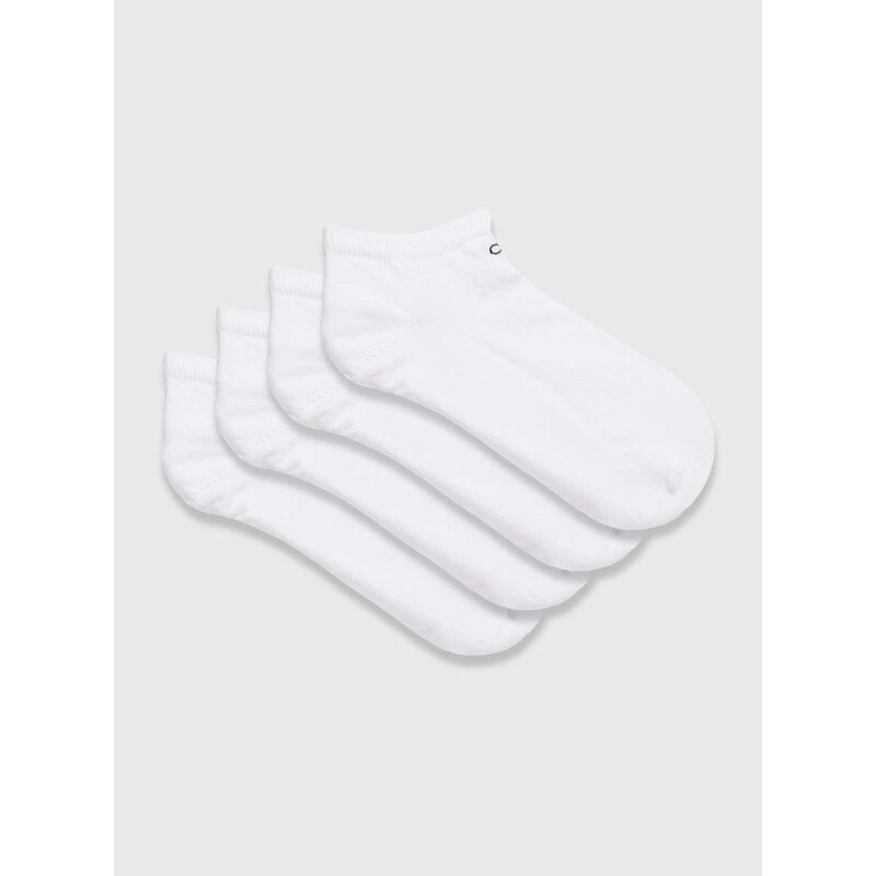 Calvin Klein zokni 4 pár fehér, női, 701220513