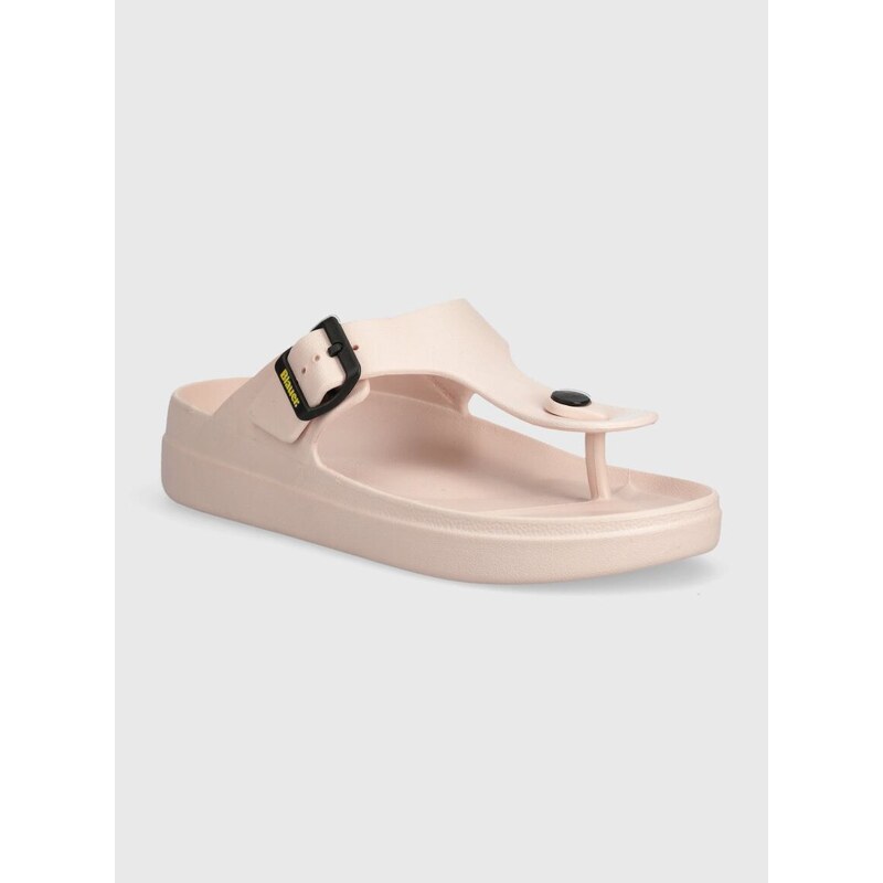 Blauer flip-flop NOMA rózsaszín, női, lapos talpú, S4NOMA02.EVA