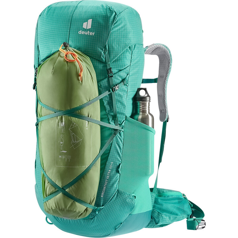 Túrázó hátizsák deuter aircontact ultra 50+5 tin-shale
