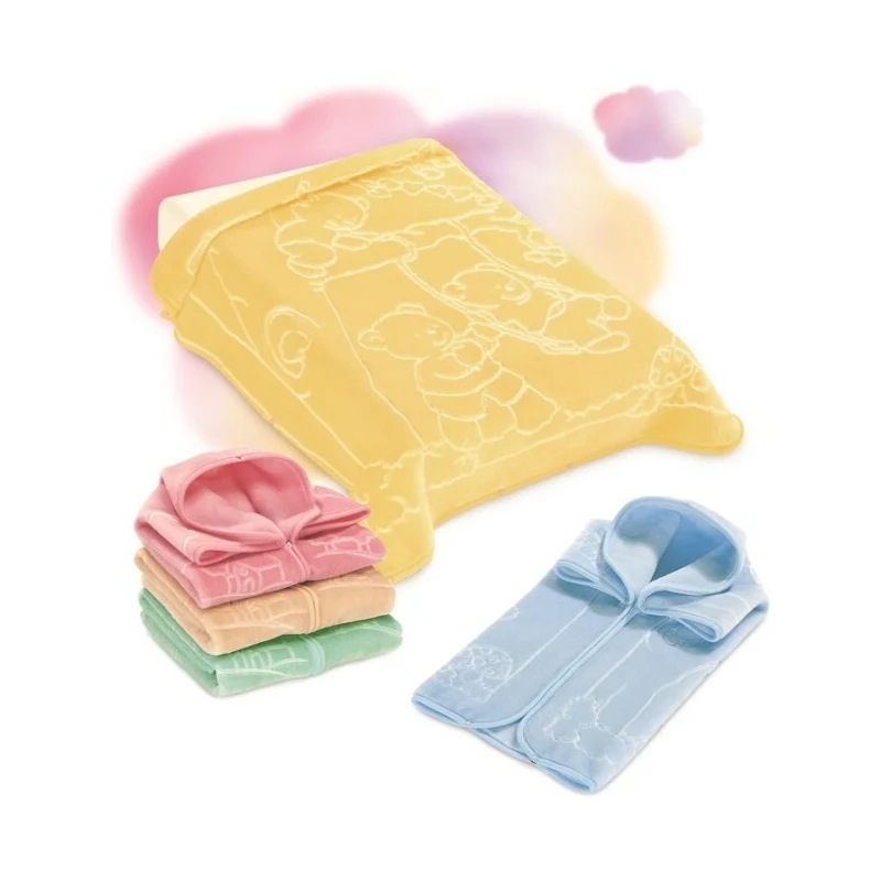 Couverture Baby Sac Ster 80x90cm Polyester Doux Bleu Couverture Bébé Baby Sac Belpla - Saquito 100% Polyester 80x90cm - Bleu Pour Poussette Ou Portage Sacquito Bébé Doux