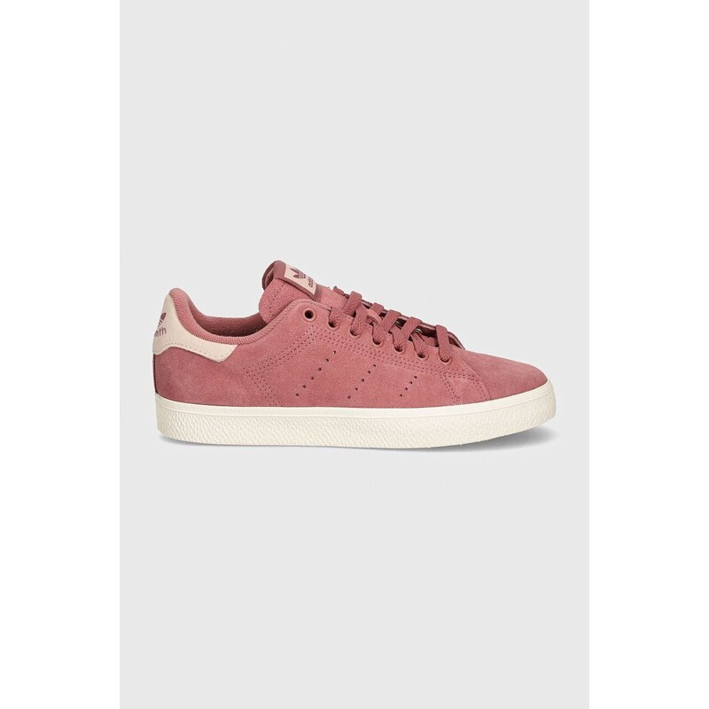 adidas Originals velúr sportcipő Stan Smith Cs bordó, IF6945