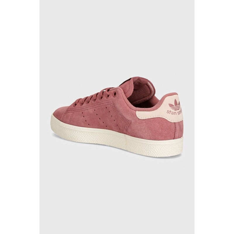 adidas Originals velúr sportcipő Stan Smith Cs bordó, IF6945