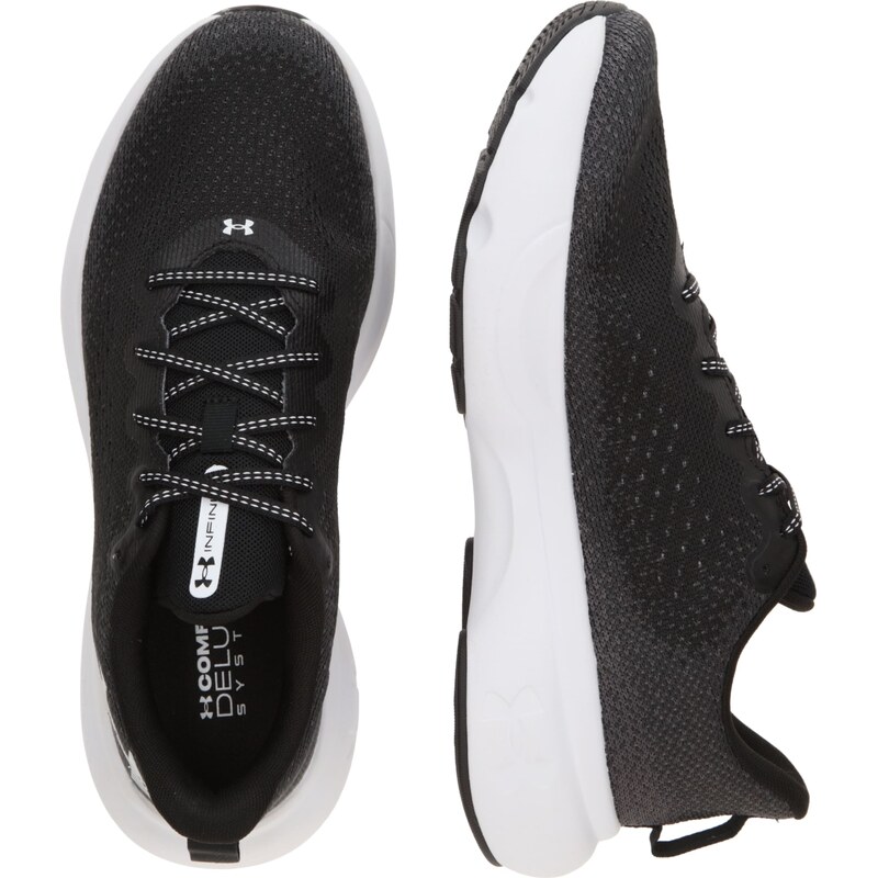 UNDER ARMOUR Futócipők 'Infinite' fekete / fehér