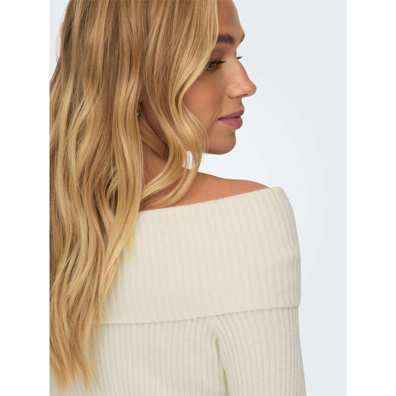 ONLY Pulóver 'Katia' világosszürke