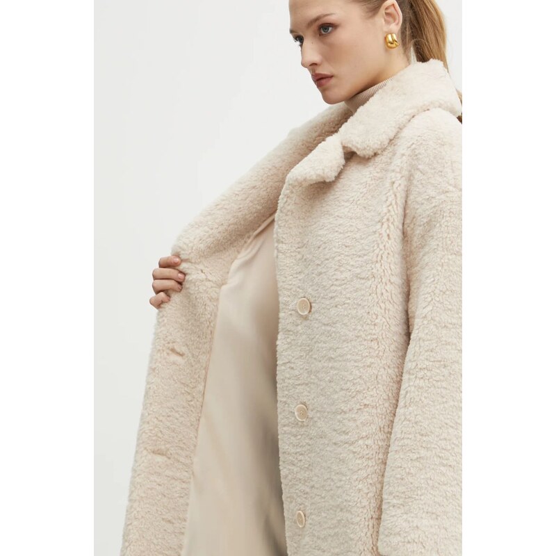 Guess kabát ALINA női, bézs, átmeneti, W3BL86 WF2C2
