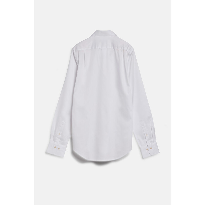 ING GANT SLIM SATEEN SHIRT WHITE