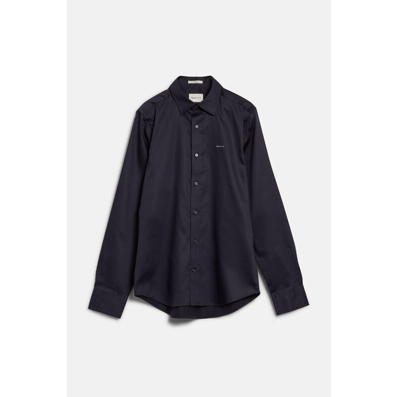 ING GANT SLIM SATEEN SHIRT BLACK
