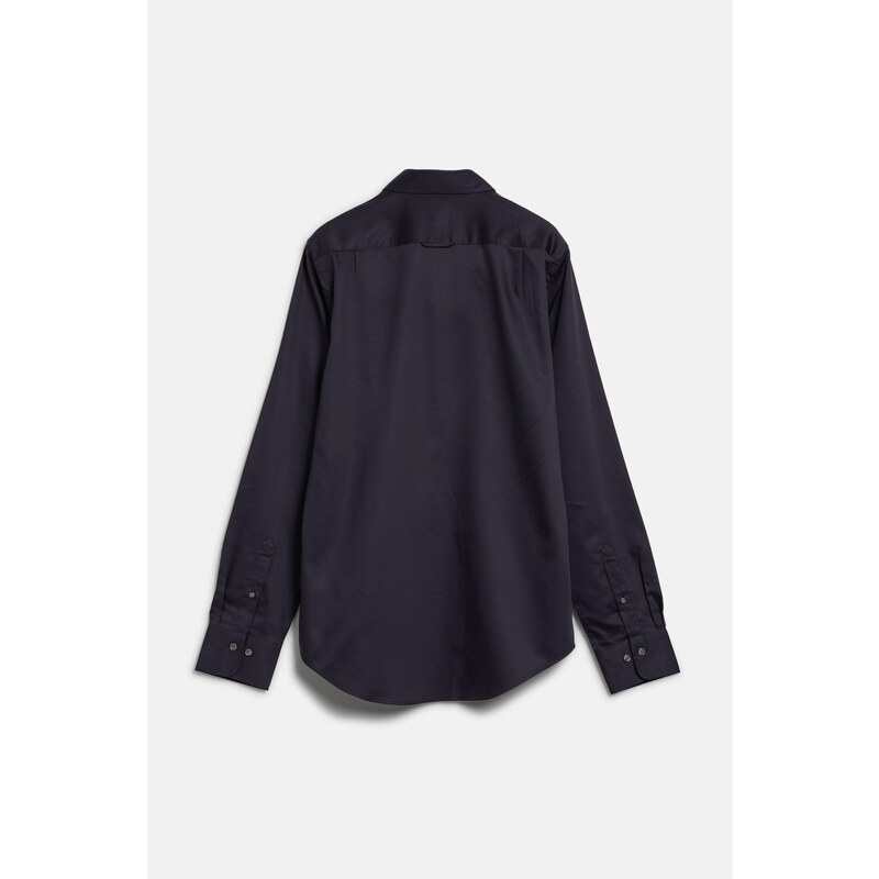 ING GANT SLIM SATEEN SHIRT BLACK