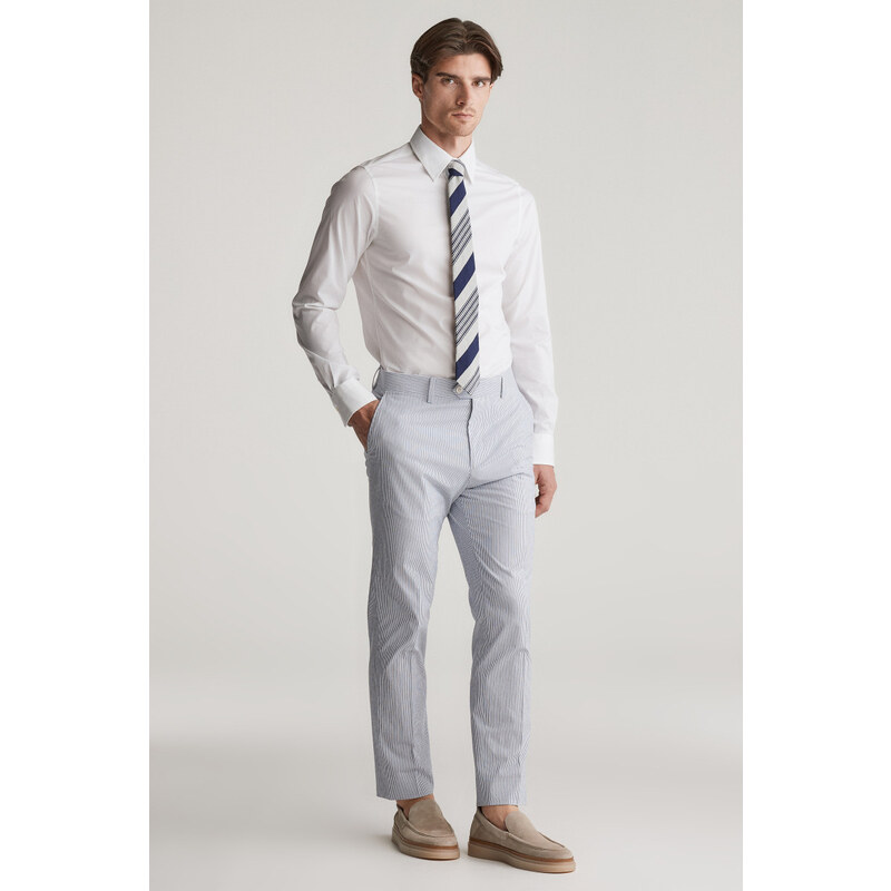 ING GANT SLIM STRETCH POPLIN SHIRT WHITE