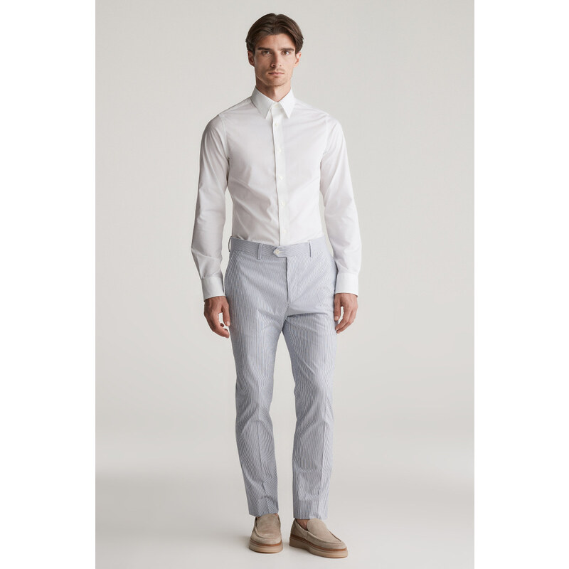 ING GANT SLIM STRETCH POPLIN SHIRT WHITE