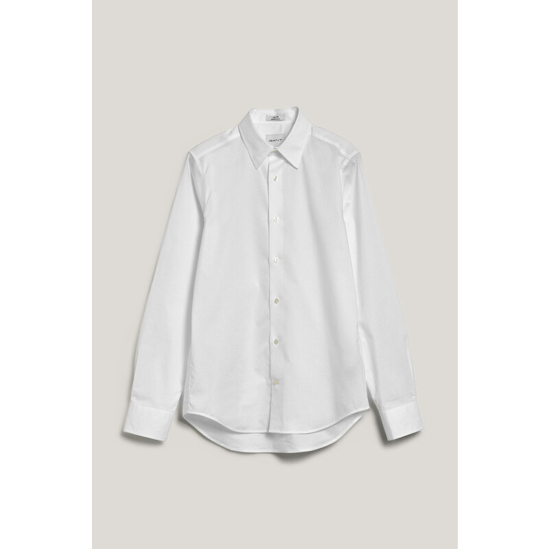 ING GANT SLIM STRETCH POPLIN SHIRT WHITE