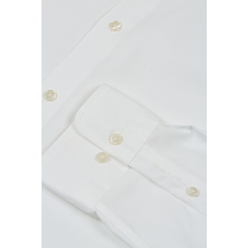 ING GANT SLIM STRETCH POPLIN SHIRT WHITE