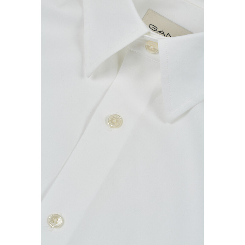 ING GANT SLIM STRETCH POPLIN SHIRT WHITE