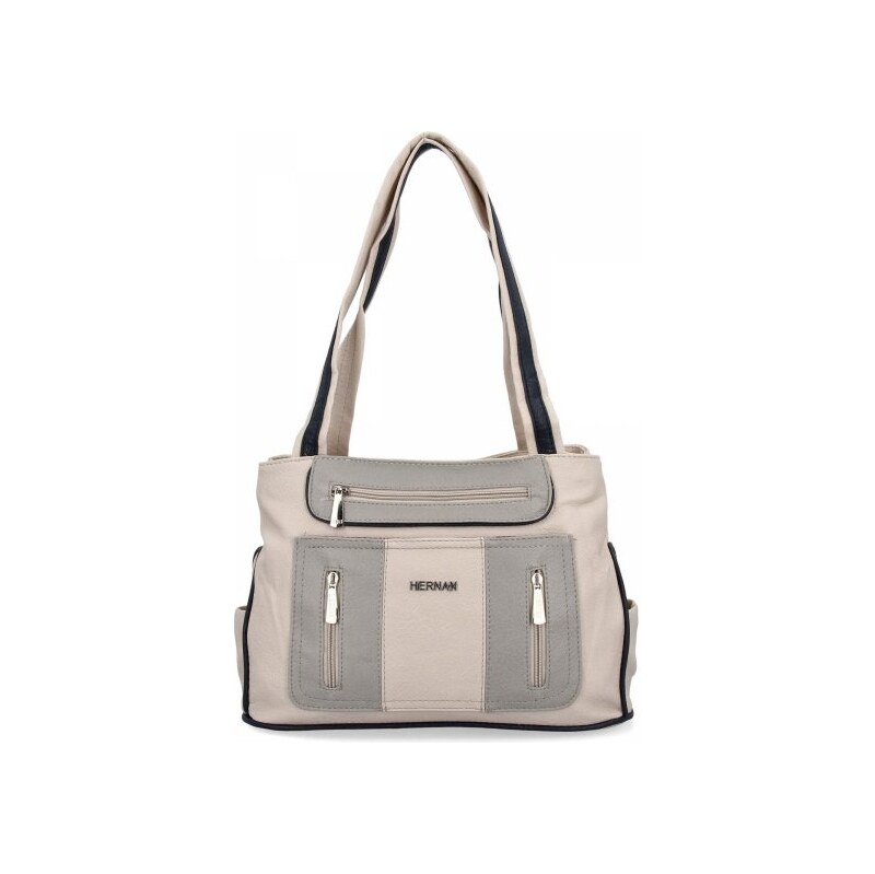 Női Táská shopper bag Hernan bézs 3892-1