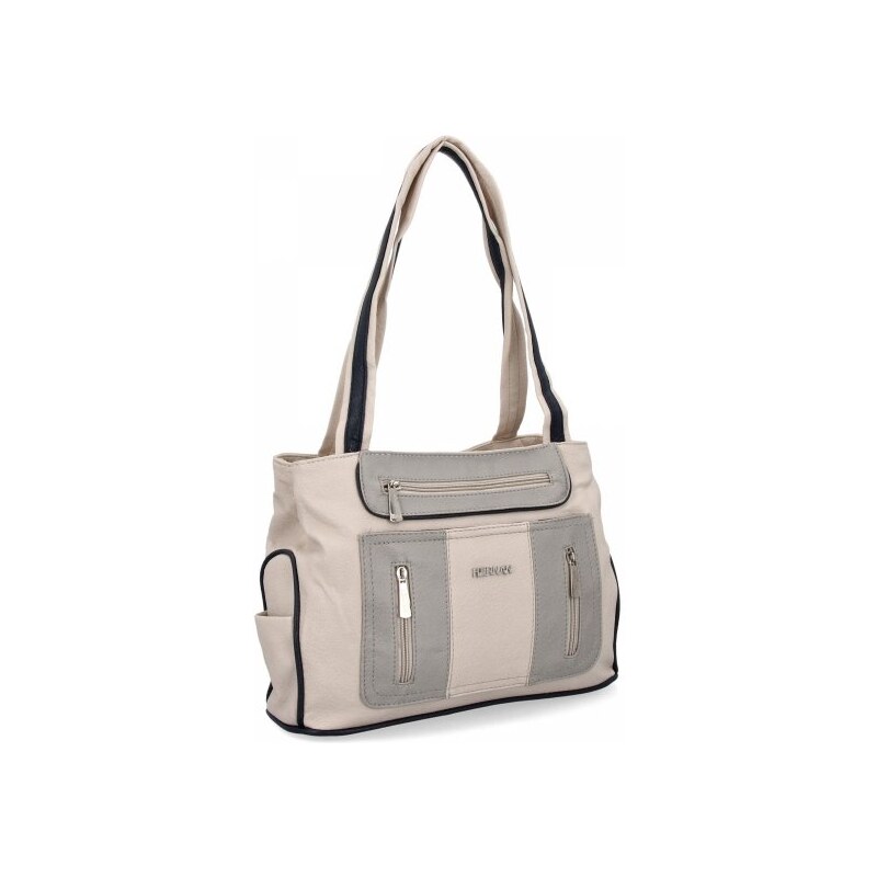 Női Táská shopper bag Hernan bézs 3892-1