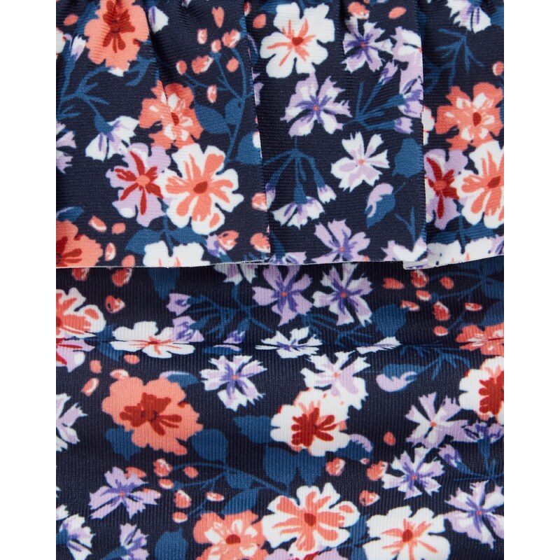 WE Fashion Bikini sötétkék / lila / narancs / fehér