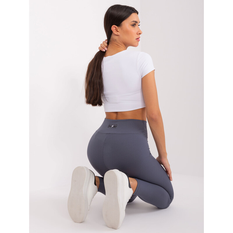 RELEVANCE Sötétszürke sport leggings RV-LG-9327.24-dark grey
