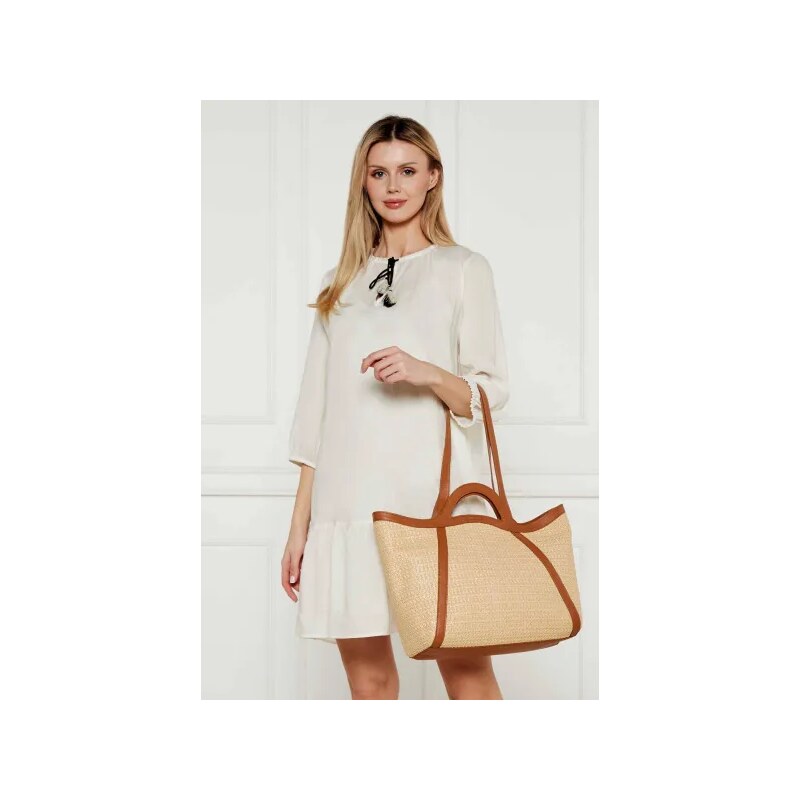 Coccinelle Shopper táska AMALIA bőr hozzáadásával