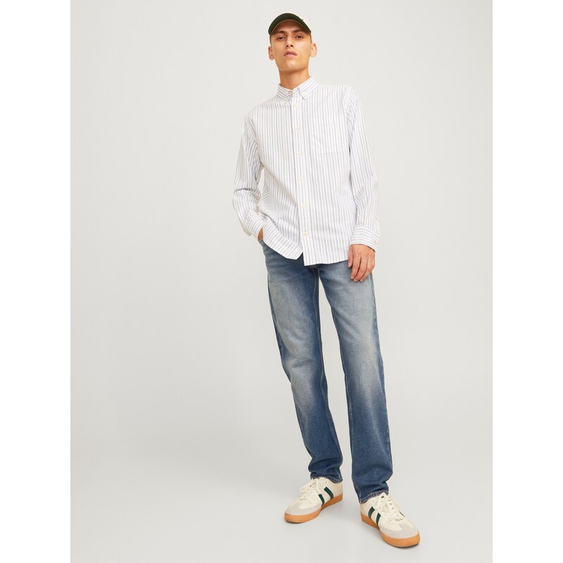 JACK & JONES Farmer 'JJIMIKE JJCOOPER' kék farmer