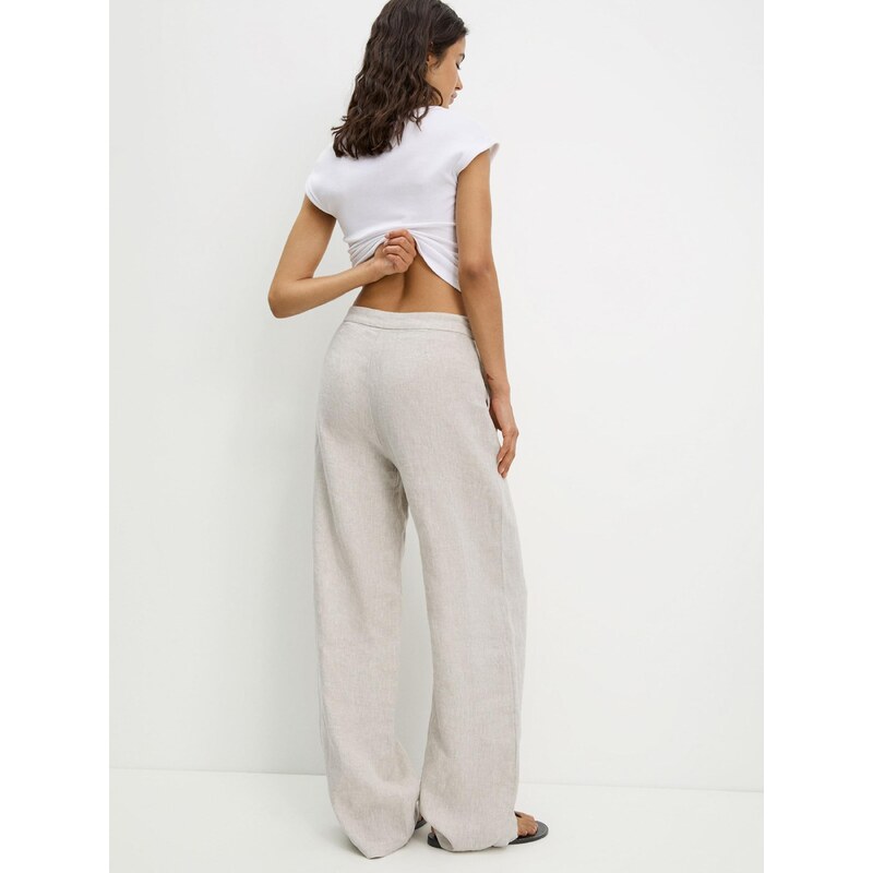 Pull&Bear Élére vasalt nadrágok gitt