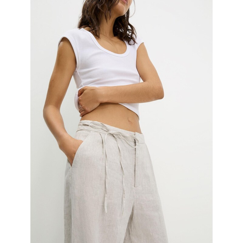 Pull&Bear Élére vasalt nadrágok gitt