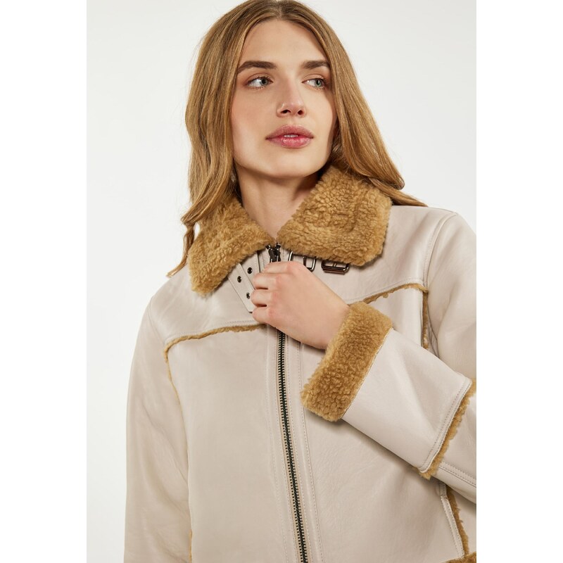 DreiMaster Vintage Átmeneti dzseki elefántcsont / karamell