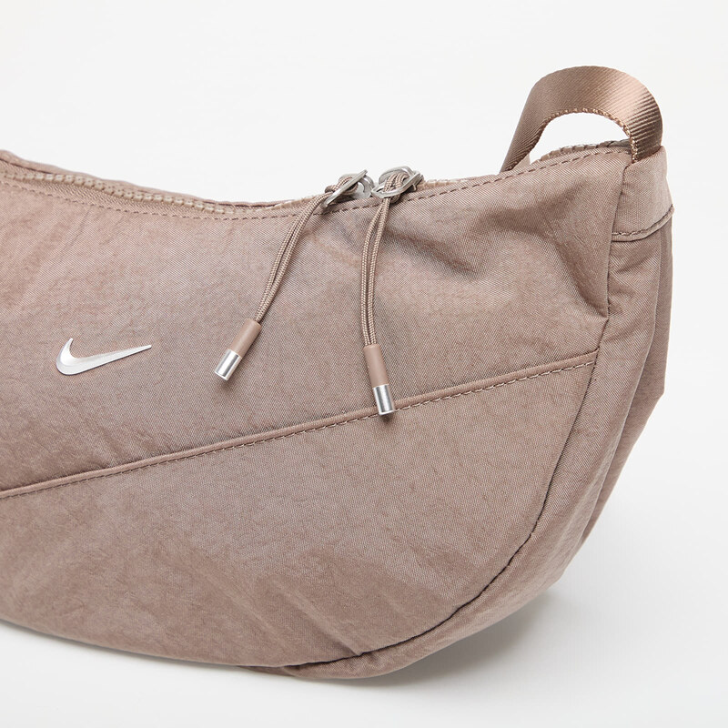 Nike Aura Crescent Crossbody Bag (4L) Mink Brown/ Mink Brown/ Matte Silver Universal
