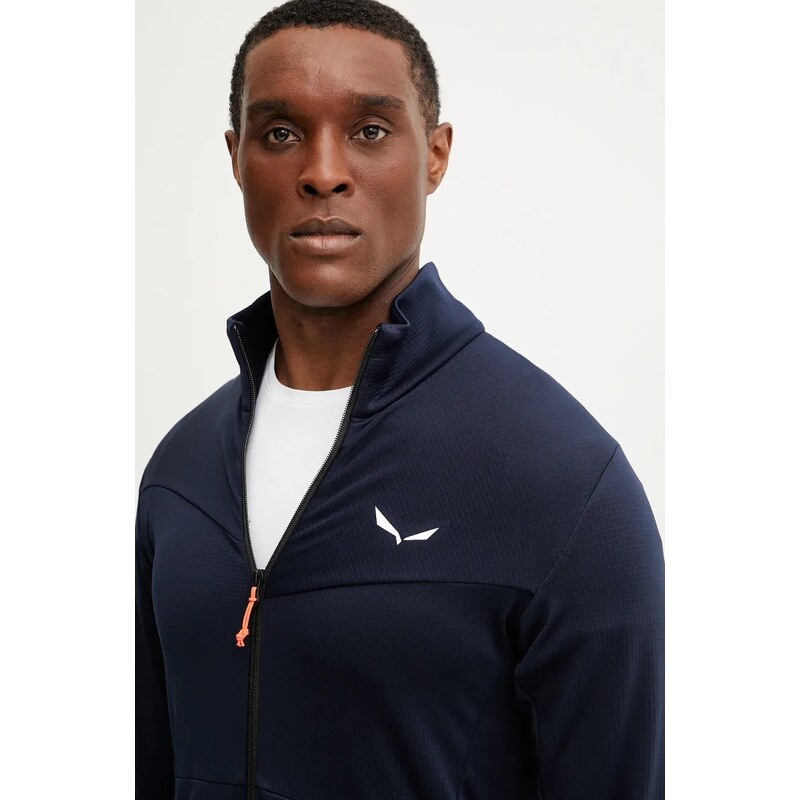 Salewa sportos pulóver Puez Cammino sötétkék, sima, 00.0000029094