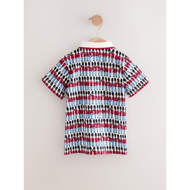 Next Póló 'Cath Kidston' világoskék / piros / fekete / fehér