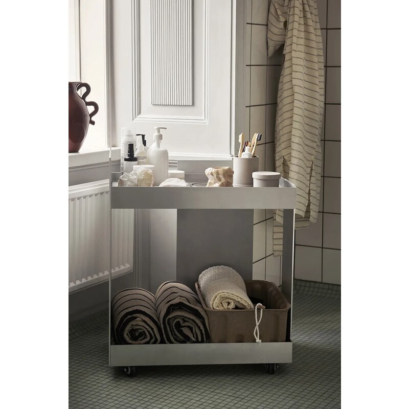 ferm LIVING kerekes bútor Lager Trolley szürke