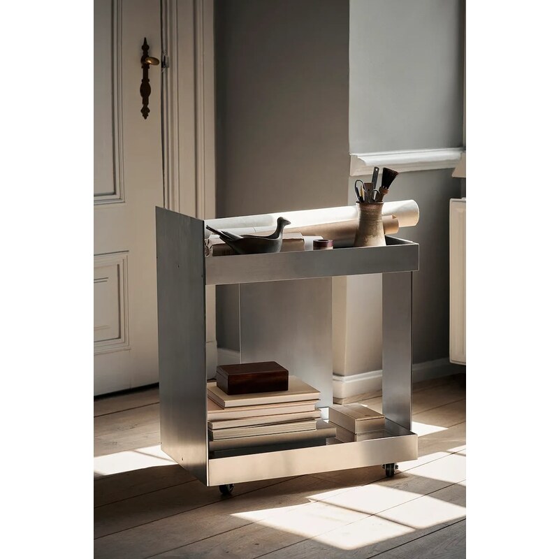ferm LIVING kerekes bútor Lager Trolley szürke
