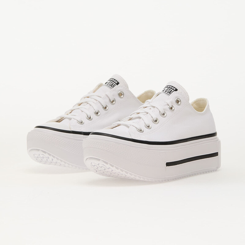 Converse Chuck Taylor All Star Lift Double Stack White/ Black/ White