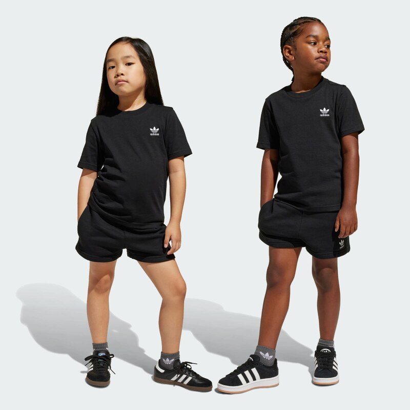 ADIDAS ORIGINALS Szettek 'Shorts and Tee Set' fekete / fehér