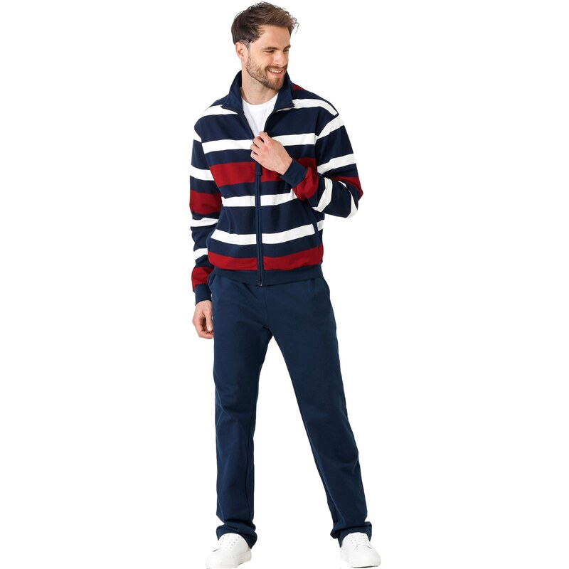 HAJO Házi ruha kék / piros / fehér