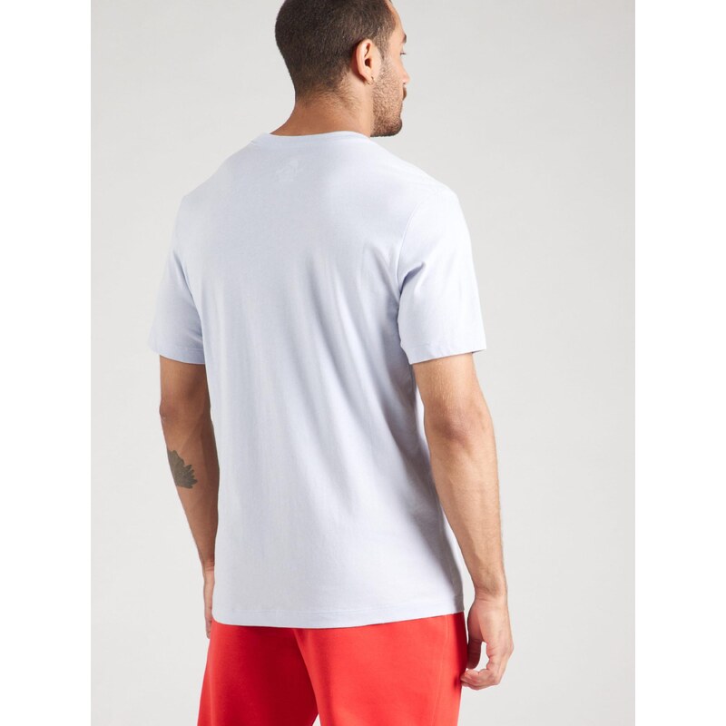 Nike Sportswear Póló égkék / világosszürke / fehér