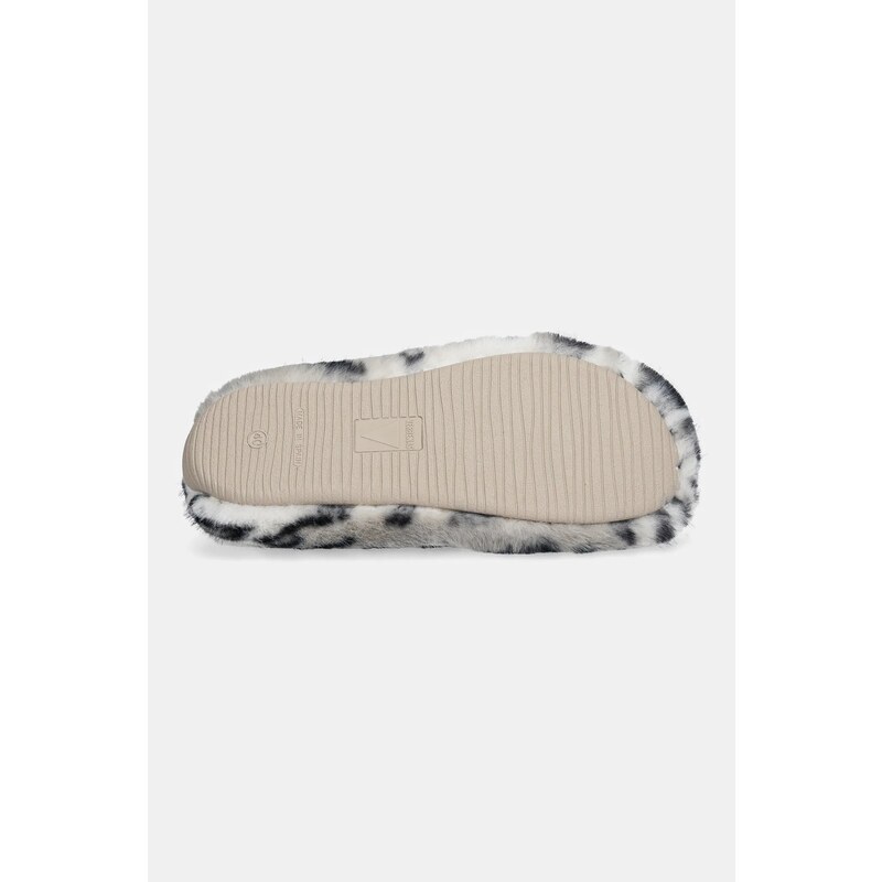 Verbenas papucs YORK FUR LEO fehér, 5860500951